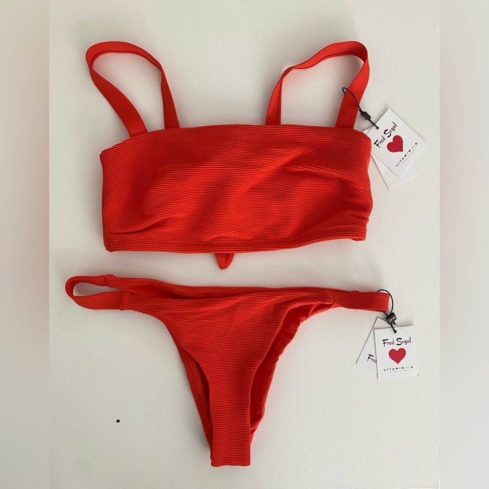 Vitamin A x Fred Segal Red Bikini